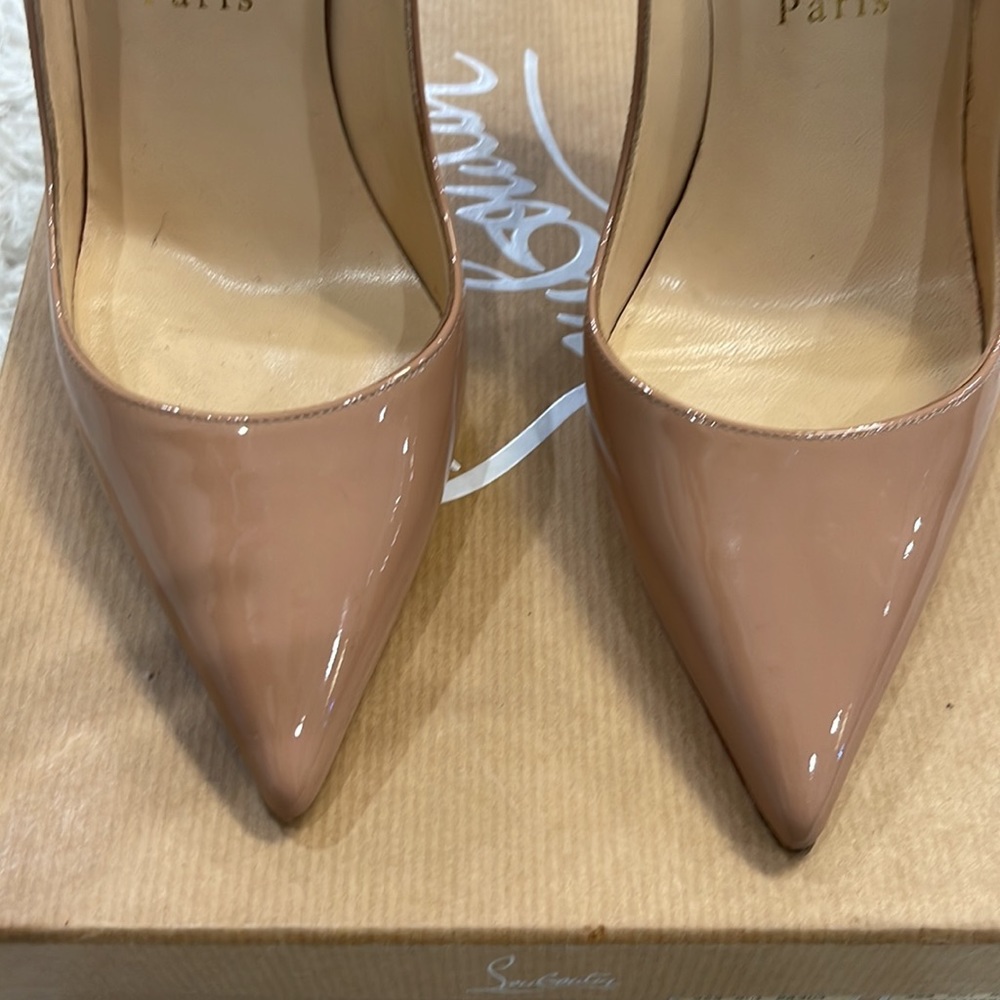 Christian Louboutin So Kate Nude 120 Patent Size 36.5 - Picture 2 of 6